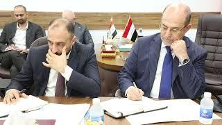 استضافة لجنة النقل في مجلس النواب السيد مدير عام الخطوط الجوية العراقية والسادة المدراء العامون