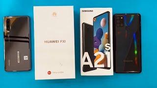 Samsung Galaxy A21s vs Huawei P30