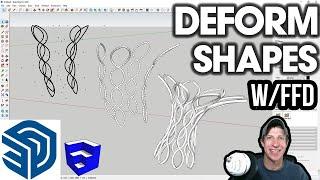 Deforming Shapes with LATTICES with FFD in SketchUp