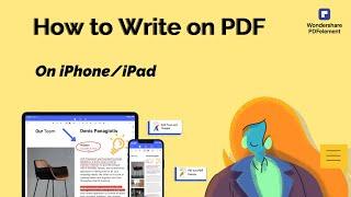 How to Write on PDF on iPhone/iPad | Wondershare PDFelement