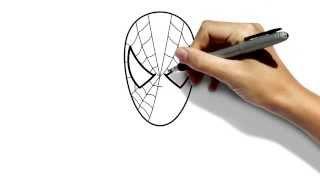 Wie Spiderman zeichnen | Как нарисовать человека паука | How to draw Spiderman