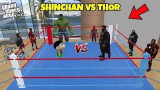 GTA 5 : SHINCHAN vs THOR FIGHT  WHO WILL WIN?