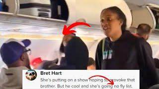 Toxic Female Passenger Tries to FIGHT Passport Bro!