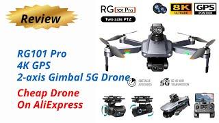 Review RG101 Pro 4K GPS 2-axis Gimbal 5G Drone - Cheap Drone On AliExpress 2024