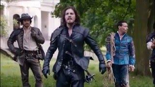 The Musketeers Dealing With a Horse scene