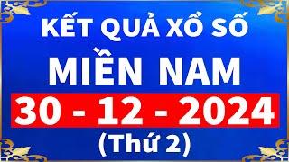 kết quả xổ số miền nam hôm nay thứ 2 ngày 30/12/2024 | xsmn: xs tphcm, xs đồng tháp, xs cà mau