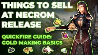 ESSENTIAL WAYS TO MAKE GOLD FROM NECROM - Quickfire Guide to the Basics | Elder Scrolls Online 