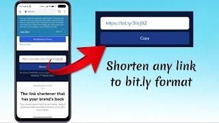 How to shorten any links | How to convert links into bit.ly format