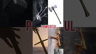 mjolnir vs stormbreaker 🪓vs Necrosword vs thunderbolt  epic battle  #marvelwepons