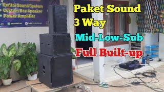 REVIEW PAKET SOUND 3 WAY DENGAN POWER FIRSTCLASS 4 CHANNEL HOREGG CLARITY