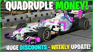 QUADRUPLE & TRIPLE MONEY, SO MANY DISCOUNTS & LIMITED TIME CONTENT - GTA ONLINE WEEKLY UPDATE!
