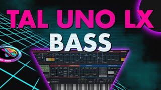 Synthwave bass tutorial - TAL U NO LX (synthwave sound design & synthesis)