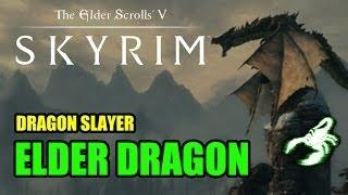 SKYRIM - KAMIJORDAN VS ELDER DRAGON