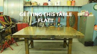 WELDING FIXTURE TABLE! REINFORCING AND FLATTENING