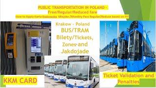 |Poland Public Transport (Free, Full & Reduced Fare) | Jakdojade | KKM | PIT Benefit | Chek Descrip