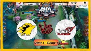 MPL Season 7 Week 2 Day 3 || ONIC vs LPE Game 1 - Game 2