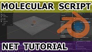 Blender Molecular Script Bouncy Net Tutorial