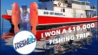 I WON a $10,000 FISHING TRIP of a lifetime. Day 1.