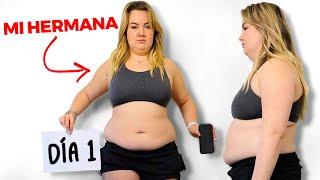 La increíble transformación de 90 días de mi hermana | Reto de $500 dólares