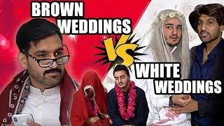 WHITE VS BROWN WEDDINGS!