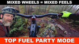 Trek Top Fuel Goes Party Mode: Mixed Wheels = Mixed Feels