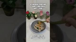 IDE MASAKAN SEHARI HARI SELAMA BULAN PUASA simpel & hemat #shorts #masakanrumahan #puasa