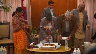 Madhav Kumar Nepal's Birthday celebration in  Prime Minister's Resident