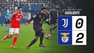 HIGHLIGHTS UCL | Juventus 0-2 Benfica | Defeat at home, goals from Pavlidis and Kocku