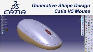 Catia V5 Eğitim (#42) Mouse Tutorial Generative Shape Design