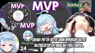 Ketika bang AL nyuruh vote namanya VestiaAL malah yang di vote nama alomani biru x AL sampe pasrah