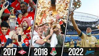  All Russian Premier League Winners (Champions) 1991 - 2022 