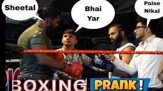 BOXING Match Prank IN Real WWE Ring  | ANS Entertainment | Pranks in INDIA 2024