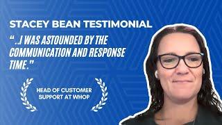 Stacey Bean (WHOP) - Talent Trellis Client Testimonial