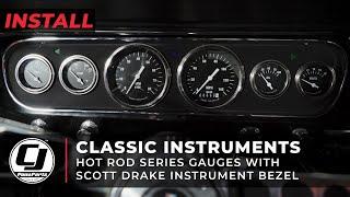 Project Betty | Classic Instruments Hot Rod Series 6-Gauge with Scott Drake Instrument Bezel