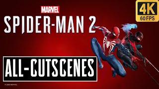 Spider-Man 2 PS5 All Cutscenes: Full Movie Story 4K 60FPS Compilation