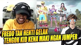 LAWAK BERABIS FREDO TAK HENTI GELAK ! TENGOK KID KENA MAKI NGAN JUMPER