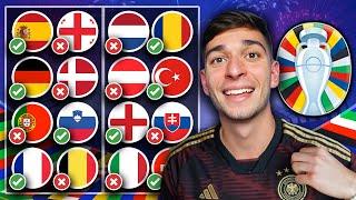 *FINAL* EURO 2024 ROUND OF 16 PREDICTION