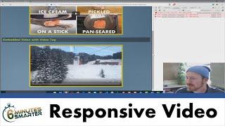 Embed Responsive Videos with YouTube iframe and Video Tag