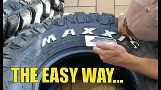 How To Apply Tyre Paint (The Easy Way)