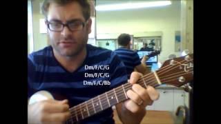 How to play "True Faith" by New Order on acoustic guitar
