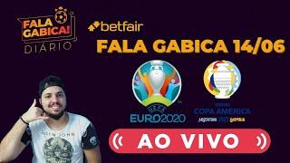 FALA GABICA AO VIVO - Estreia da Espanha na Euro e Copa América   - 14/06