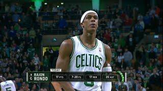 Rajon Rondo Full Triple-Double Highlights 2012.03.04 vs Knicks - 18 Pts, 17 Rebs, 20 Assists!!!