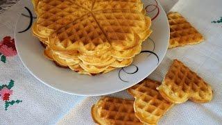 Вафли в электровафельнице/Waffles