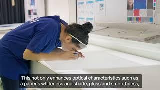 Sappi Dye Sublimation paper making with subtitles