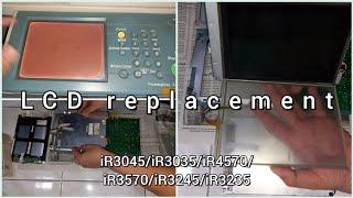 Canon IR copier LCD replacement