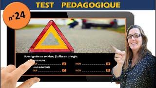 Test code de la route 2023 #24  Permis de conduire
