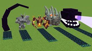 Which of the All Wither Storm Mobs and Mutant Bosses will generate more Sculk ?