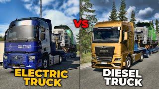 Electric Truck Vs Diesel Truck in ETS2 | Which is the best?