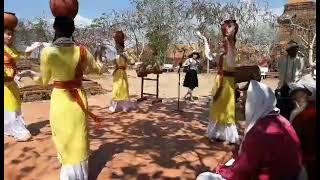 Champa dance on the Nhan Tower, Phu Yen - Vietnam