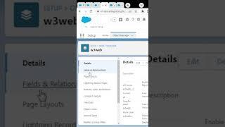 How to create custom field in Salesforce | Salesforce Tutorial | W3web |Tech W3web|#shorts #ytshorts